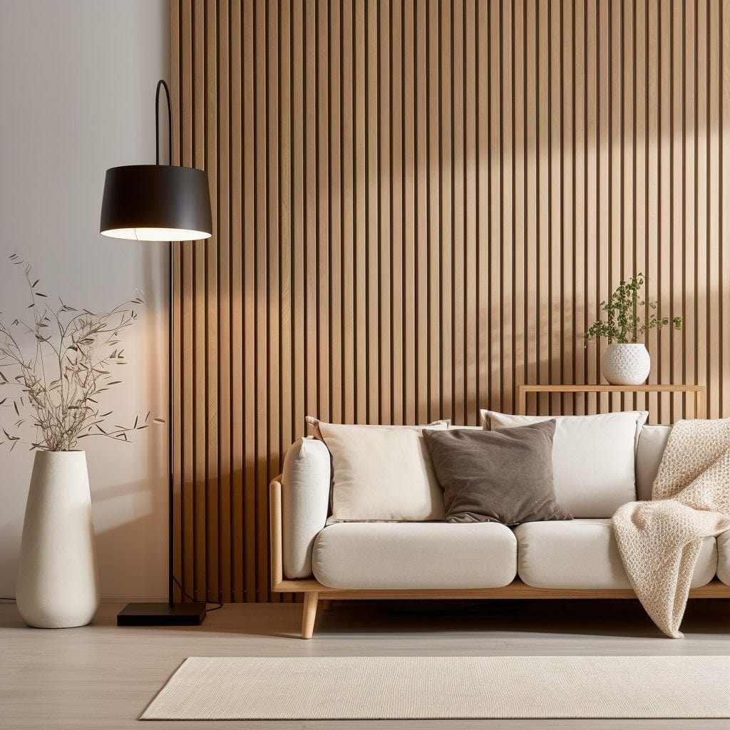 Acoustic Slat Wood Wall Panels  Luxury Noise-Reducing Wall Paneling